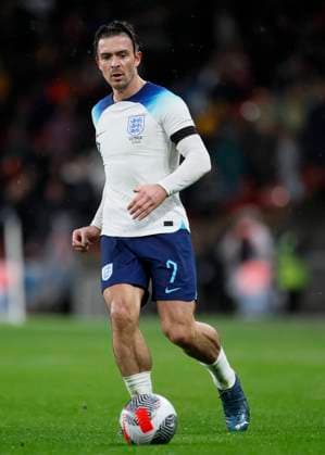 England v Australia - International Friendly, Länderspiel, Nationalmannschaft Jack Grealish of England on the ball during the international friendly match between England and Australia at Wembley Stadium on October 13, 2023 in London, England. London Wembley Stadium London United Kingdom Copyright: xRichardxSellers Sportsphoto APLx 13957553