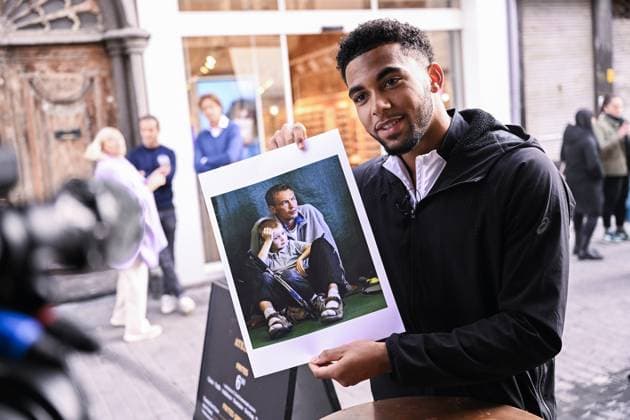 French Arthur Fils pictured during the media day of the European Open Tennis ATP, Tennis Herren tournament, at the Frites Atelier of Sergio Herman , in Antwerp, Monday 16 October 2023. LAURIExDIEFFEMBACQ  x77849624x