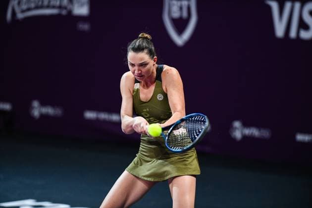 Transylvania Open Round of 32: WTA, Tennis Damen Tennis Damen 250 Tournament in Cluj-Napoca, BT Arena, 16 October 2023 Trasylvania Open: WTA, Tennis Damen 250 Tournament in Cluj-Napoca, BT Arena Cluj-Napoca BT Arena Romania Copyright: xAncaxTepeix