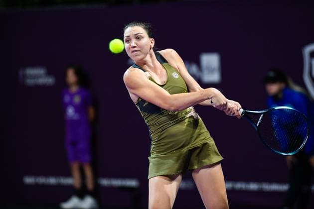 Transylvania Open Round of 32: WTA, Tennis Damen Tennis Damen 250 Tournament in Cluj-Napoca, BT Arena, 16 October 2023 Trasylvania Open: WTA, Tennis Damen 250 Tournament in Cluj-Napoca, BT Arena Cluj-Napoca BT Arena Romania Copyright: xAncaxTepeix