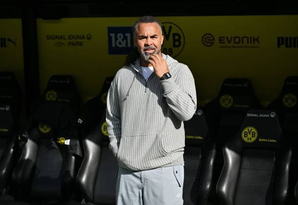 Ex football professional Patrick Owomoyela 07 10 2023, football GER, season 2023 2024, 1 Bundesliga, matchday 7, Borussia Dortmund Union Berlin 4 2 Dortmund Signal Iduna Park Nordrhein Westfalen Germany Team2