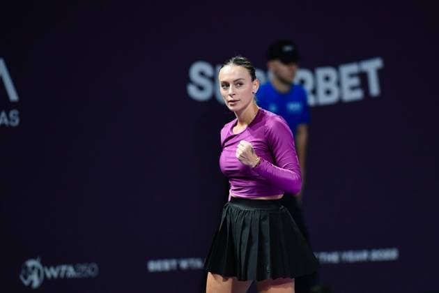 Transylvania Open Round of 32: WTA, Tennis Damen Tennis Damen 250 Tournament in Cluj-Napoca, BT Arena, 17 October 2023 Trasylvania Open: WTA, Tennis Damen 250 Tournament in Cluj-Napoca, BT Arena Cluj-Napoca BT Arena Romania Copyright: xAncaxTepeix