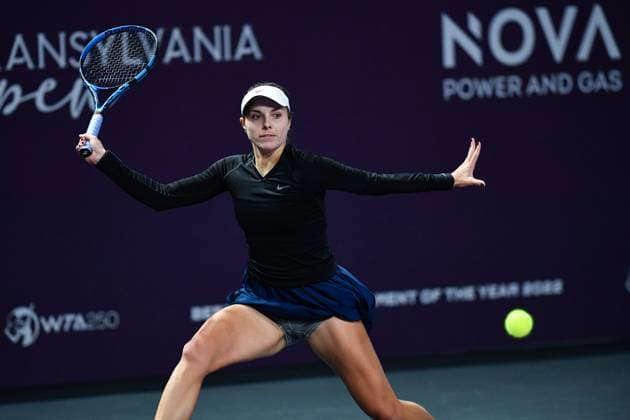 Transylvania Open Round of 32: WTA, Tennis Damen Tennis Damen 250 Tournament in Cluj-Napoca, BT Arena, 17 October 2023 Trasylvania Open: WTA, Tennis Damen 250 Tournament in Cluj-Napoca, BT Arena Cluj-Napoca BT Arena Romania Copyright: xAncaxTepeix
