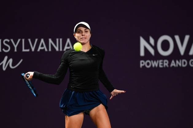 Transylvania Open Round of 32: WTA, Tennis Damen Tennis Damen 250 Tournament in Cluj-Napoca, BT Arena, 17 October 2023 Trasylvania Open: WTA, Tennis Damen 250 Tournament in Cluj-Napoca, BT Arena Cluj-Napoca BT Arena Romania Copyright: xAncaxTepeix