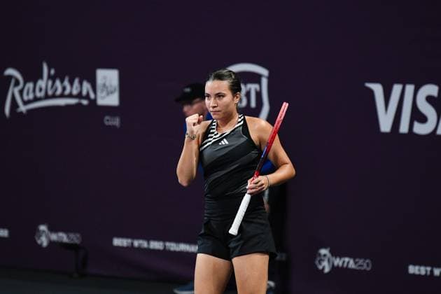 Transylvania Open Round of 32: WTA, Tennis Damen Tennis Damen 250 Tournament in Cluj-Napoca, BT Arena, 17 October 2023 Trasylvania Open: WTA, Tennis Damen 250 Tournament in Cluj-Napoca, BT Arena Cluj-Napoca BT Arena Romania Copyright: xAncaxTepeix