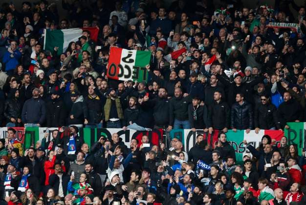England v Italy UEFA EURO, EM, Europameisterschaft,Fussball 2024 Qualifiers Italy supporters before the UEFA Euro 2024 Qualifiers Group C match at Wembley Stadium, London Copyright: xPaulxChestertonx FIL-19118-0003 UK Newspapers OUT