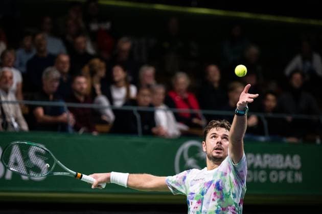 231017 Stan Wawrinka of Switzerland during day 4 of the Nordic Open tennis tournament on October 17, 2023 in Stockholm Photo Emma Wallskog BILDBYRAN COP 320 EW0269 tennis nordic open dag 4 bbeng  Copyright: EMMAxWALLSKOG BB231017EW108
