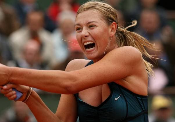 ROLAND GARROS - 30 05 2007 First Round Emilie Loit (FRA) - Maria Sharapova (RUS) Maria Sharapova photo by maarten straetemans - ISOSPORT PARIS FRANCE  Copyright: xx 334082