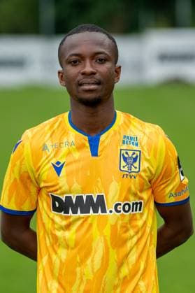 200727 Photoshoot STVV 2020 - 2021 SINT-TRUIDEN, BELGIUM - JULY 27: Samuel Asamoah of STVV during the 2020 - 2021 season photo shoot of STVV on July 27, 2020 in Sint-Truiden, Belgium. (Photo by Luc Claessen Isosport) Sint-Truiden Belgium  Copyright: xLucxClaessenx 338241