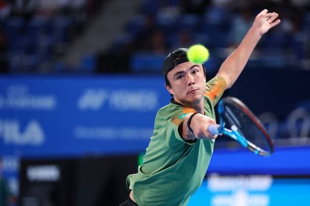 Taro Daniel (JPN), OCTOBER 17, 2023 - Tennis : Kinoshita Group Japan Open Tennis Championships 2023 Men s Singles 1st Round at Ariake Coliseum, Tokyo, Japan. Noxthirdxpartyxsales  (232765538)