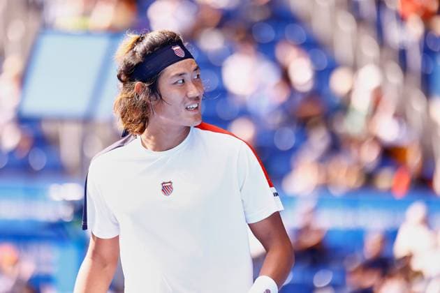 October 18, 2023, Tokyo, Japan: Zhizhen ZHANG (CHN) in action against Hubert HURKACZ (POL) during their singles match on the third day of the Kinoshita Group Japan Open Tennis Championships 2023 at the Ariake Coliseum. This is the longest-running ATP, Tennis Herren Tour tournament in Asia, first held in 1972. The tournament runs from October 16 to 22. Tokyo Japan - ZUMAm191 20231018_aap_m191_016 Copyright: xRodrigoxReyesxMarinx