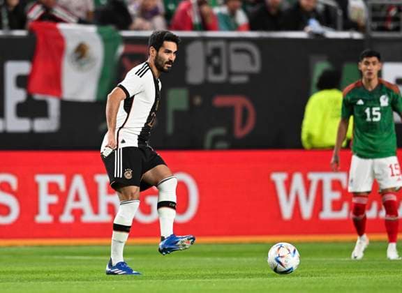 18 10 2023, football national teams friendlies 2023, international match, Mexico Germany, at Lincoln Financial Field Philadelphia, PA , Ilkay Gündogan Germany on ball