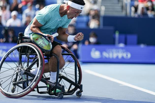 Tokito Oda (JPN), OCTOBER 19, 2023 - Tennis : Kinoshita Group Japan Open Wheelchair Tennis Championships 2023 Men s Singles Semi-final at Ariake Coliseum, Tokyo, Japan. Noxthirdxpartyxsales  (232925308)