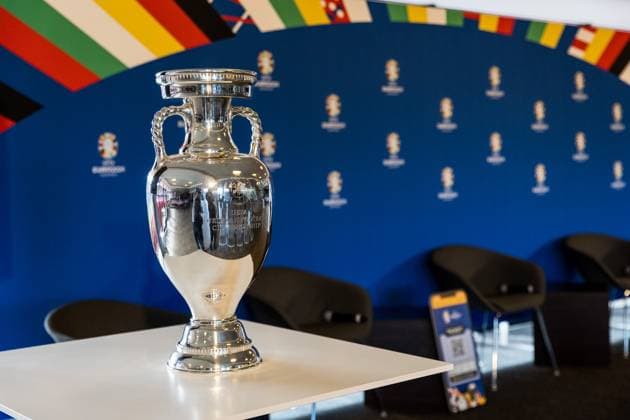 Press conference to announce the partnership between VDV and EURO 2024 GmbH 19 10 2023 The UEFA Euro Cup at RheinEnergieStadion Press conference to announce the partnership between VDV and EURO 2024 GmbH, Cologne, RheinEnergieStadion 19 10 2023 Copyright: xBEAUTIFULxSPORTS Wunderlx