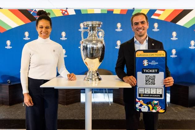 Football, EURO 2024, Press conference on UEFAs cooperation with VDV