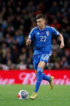England v Italy: Group C - UEFA EURO, EM, Europameisterschaft,Fussball 2024 European Qualifiers Stephan El Shaarawy of Italy on the ball during the UEFA EURO 2024 European qualifier match between England and Italy at Wembley Stadium on October 17, 2023 in London, England. London Wembley Stadium England United Kingdom Copyright: xRichardxSellers Sportsphoto APLx 13958120