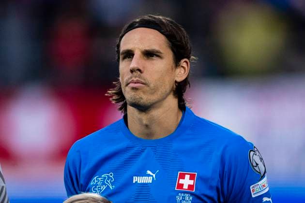 St Gallen, Switzerland October 15 Goalkeeper Yann Sommer of Switzerland during the UEFA EURO 2024 European qualifier match between Switzerland and Belarus at Kybunpark on October 15, 2023 in St Gallen, Switzerland St Gallen Kybunpark Sankt Gallen Switzerland Copyright: xJustPictures.ch DanielaxPorcellix jp-en-EuSpIm-MM3_Swiss_Belarus_15Oct2023_SG0353