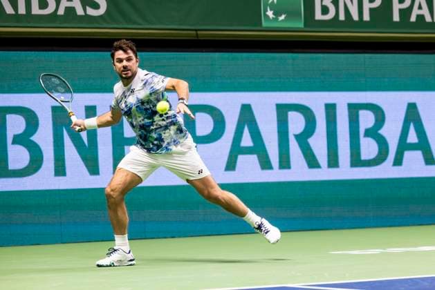 231019 Stan Wawrinka of Switzerland during day 6 of the Nordic Open tennis tournament on October 19, 2023 in Stockholm Photo Michael Campanella BILDBYRAN COP 313 MC0068 tennis nordic open day 6 bbeng  Copyright: MICHAELxCAMPANELLA BB231019MC059