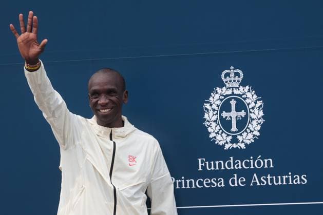 Athletics, Eliud Kipchoge receives Princess of Asturias Award