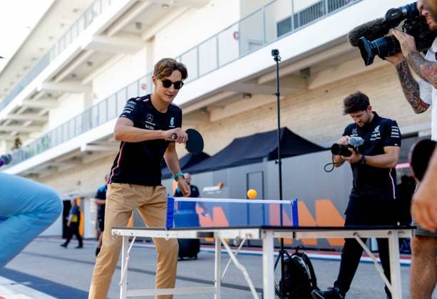63 George Russell GBR, Mercedes AMG Petronas F1 Team , F1 Grand Prix of USA at Circuit of The Americas on October 19, 2023 in Austin, United States of America Photo by HOCH ZWEI Austin United States of America