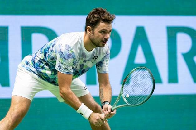 231019 Stan Wawrinka of Switzerland during day 6 of the Nordic Open tennis tournament on October 19, 2023 in Stockholm Photo Michael Campanella BILDBYRAN COP 313 MC0068 tennis nordic open day 6 bbeng  Copyright: MICHAELxCAMPANELLA BB231019MC084