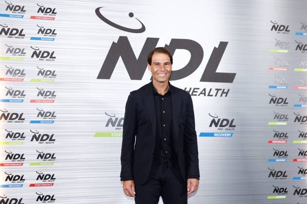 Bilder des Jahres 2023, Sport 10 Oktober Sport Themen der Woche KW42 Sport Bilder des Tages October 19, 2023, MADRID, MADRID, SPAIN: Rafael Nadal, tennis player, attends the photocall during the presentation of NDL as a new business project by Rafael Nadal and Juan Matji held at the Costume Museum in on October 19, 2023, in Madrid, Spain. MADRID SPAIN - ZUMAa181 20231019_zaa_a181_054 Copyright: xOscarxJ.xBarrosox