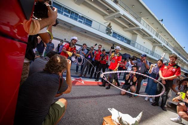 Charles Leclerc (MON) Ferrari SF-23 during FORMULA 1 LENOVO UNITED STATES GRAND PRIX 2023 - Oct19 to Oct22 2023 Circuit of Americas, Austin, Texas, USA  Copyright: xStefanoxFacchin AvensImages IPAx xx IPA_41090699 IPA_IPA41090699