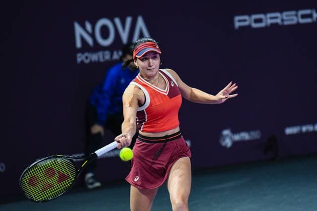 Transylvania Open 2022: Day 7 Eva Lys during Transylvania Open Round of 16: WTA, Tennis Damen Tennis Damen 250 Tournament in Cluj-Napoca, BT Arena, 19 October 2023 Cluj-Napoca Romania  Copyright: xFlaviuxBuboix originalFilename:buboi-notitle231019_npbvd.jpg