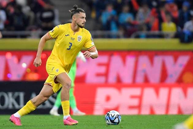 ROU: Romania V Andorra: Group I - UEFA EURO, EM, Europameisterschaft,Fussball 2024 European Qualifiers Radu Dragusin in action during the European Championship, EM, Europameisterschaft 2024 Qualifying Round between Romania and Andorra at National Arena in Bucharest, Romania, on October 15, 2023. Bucharest Romania  Copyright: xAlexxNicodimx originalFilename:nicodim-romaniav231015_npqdU.jpg
