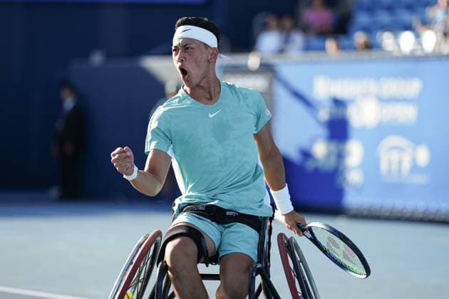 Tokito Oda (JPN), OCTOBER 20, 2023 - Tennis : Kinoshita Group Japan Open Wheelchair Tennis Championships 2023 Men s Singles Final at Ariake Coliseum, Tokyo, Japan. Noxthirdxpartyxsales  (233038009)