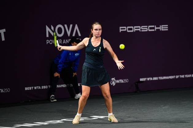 Transylvania Open, Quarter Finals: WTA, Tennis Damen Tennis Damen 250 Tournament in Cluj-Napoca, BT Arena, 20 October 2023 Trasylvania Open: WTA, Tennis Damen 250 Tournament in Cluj-Napoca, BT Arena Cluj-Napoca BT Arena Romania Copyright: xAncaxTepeix