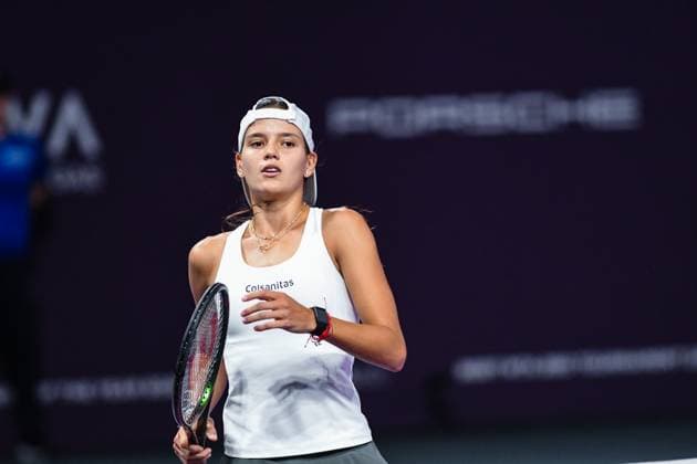 Transylvania Open, Quarter Finals: WTA, Tennis Damen Tennis Damen 250 Tournament in Cluj-Napoca, BT Arena, 20 October 2023 Trasylvania Open: WTA, Tennis Damen 250 Tournament in Cluj-Napoca, BT Arena Cluj-Napoca BT Arena Romania Copyright: xAncaxTepeix