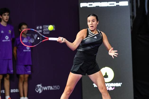 Transylvania Open, Quarter Finals: WTA, Tennis Damen Tennis Damen 250 Tournament in Cluj-Napoca, BT Arena, 20 October 2023 Trasylvania Open: WTA, Tennis Damen 250 Tournament in Cluj-Napoca, BT Arena Cluj-Napoca BT Arena Romania Copyright: xAncaxTepeix