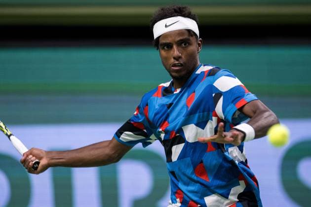 231020 Elias Ymer of Sweden during day 7 of the Nordic Open tennis tournament on October 20, 2023 in Stockholm Photo Emma Wallskog BILDBYRAN COP 320 EW0273 tennis tennis nordic open day 7 bbeng  Copyright: EMMAxWALLSKOG BB231020EW009