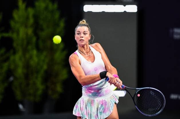 Transylvania Open, Quarter Finals: WTA, Tennis Damen Tennis Damen 250 Tournament in Cluj-Napoca, BT Arena, 20 October 2023 Trasylvania Open: WTA, Tennis Damen 250 Tournament in Cluj-Napoca, BT Arena Cluj-Napoca BT Arena Romania Copyright: xAncaxTepeix