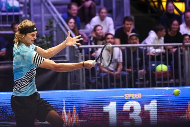 TENNIS - ATP, Tennis Herren Erste Bank Open, Red Bull BassLine VIENNA,AUSTRIA,20.OCT.23 - TENNIS - ATP, Erste Bank Open, preview, Red Bull BassLine. Image shows Alexander Zverev (GER).  GEPAxpictures xArminxRauthner