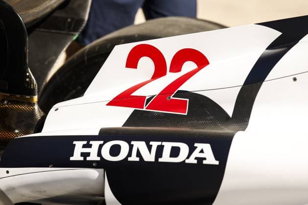 Scuderia AlphaTauri AT04, mechanical detail aerodynamism, aerodynamic, aerodynamics during the 2023 Formula 1 Lenovo United States Grand Prix, 18th round of the 2023 Formula One World Championship, WM, Weltmeisterschaft from October 20 to 22, 2023 on the Circuit of The Americas, in Austin, USA - F1 - US GRAND PRIX 2023 DPPI Panoramic  00123040__R3_0993