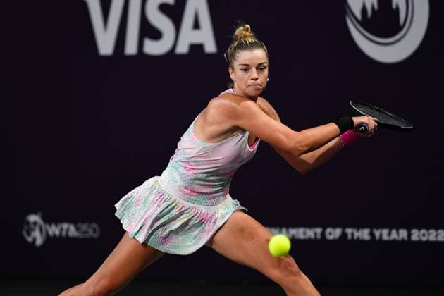Transylvania Open, Quarter Finals: WTA, Tennis Damen Tennis Damen 250 Tournament in Cluj-Napoca, BT Arena, 20 October 2023 Trasylvania Open: WTA, Tennis Damen 250 Tournament in Cluj-Napoca, BT Arena Cluj-Napoca BT Arena Romania Copyright: xAncaxTepeix