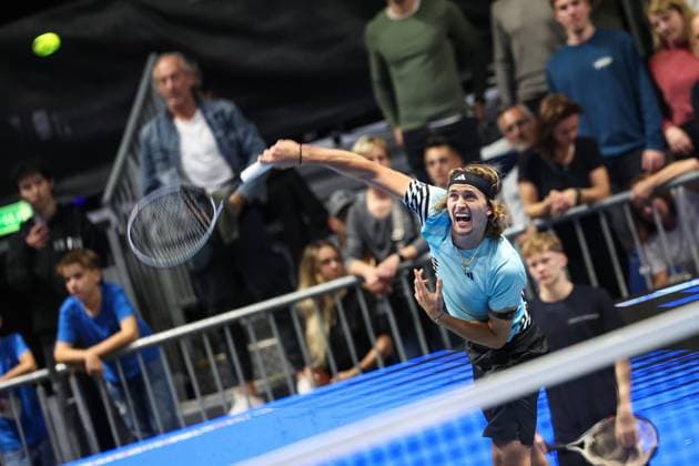 TENNIS - ATP, Tennis Herren Erste Bank Open, Red Bull BassLine VIENNA,AUSTRIA,20.OCT.23 - TENNIS - ATP, Erste Bank Open, preview, Red Bull BassLine. Image shows Alexander Zverev (GER).  GEPAxpictures xArminxRauthner