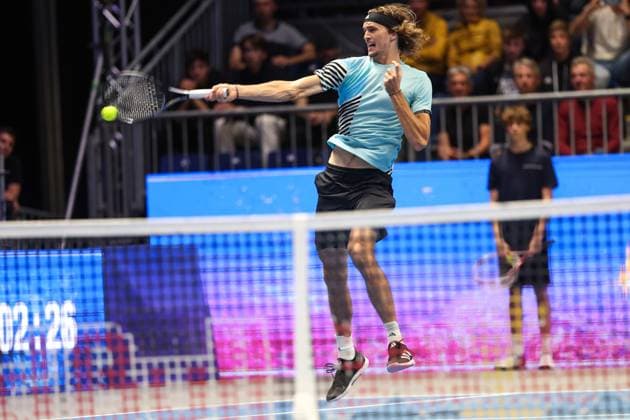 TENNIS - ATP, Tennis Herren Erste Bank Open, Red Bull BassLine VIENNA,AUSTRIA,20.OCT.23 - TENNIS - ATP, Erste Bank Open, preview, Red Bull BassLine. Image shows Alexander Zverev (GER).  GEPAxpictures xArminxRauthner
