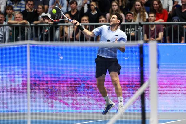 TENNIS - ATP, Tennis Herren Erste Bank Open, Red Bull BassLine VIENNA,AUSTRIA,20.OCT.23 - TENNIS - ATP, Erste Bank Open, preview, Red Bull BassLine. Image shows Dominic Thiem (AUT).  GEPAxpictures xArminxRauthner