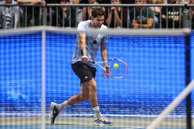 TENNIS - ATP, Tennis Herren Erste Bank Open, Red Bull BassLine VIENNA,AUSTRIA,20.OCT.23 - TENNIS - ATP, Erste Bank Open, preview, Red Bull BassLine. Image shows Dominic Thiem (AUT).  GEPAxpictures xArminxRauthner