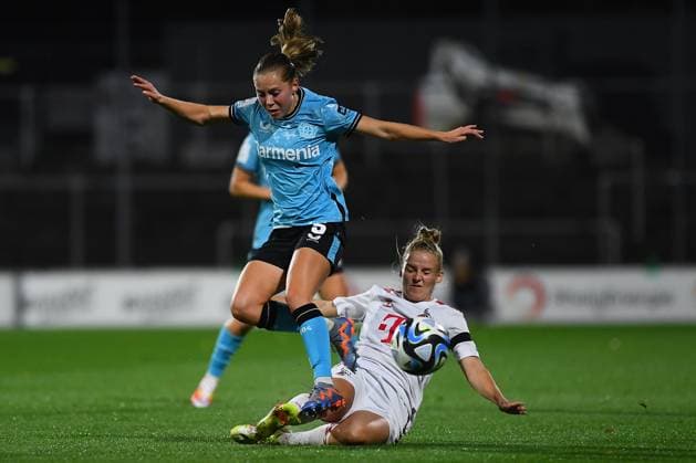 COLOGNE, GERMANY - 20 October, 2023: The match of Women Bundesliga 1.FC Koeln Frauen vs Bayer 04 Leverkusen Frauen  Copyright: xVITALIIxVITLEOx