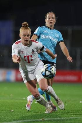 Google Pixel Frauen Bundesliga 2023 2024, 1 FC Köln Bayer 04 Leverkusen Laura Vogt FC, 8 Köln Franz Kremer Stadion Nordrhein Westfalen Germany
