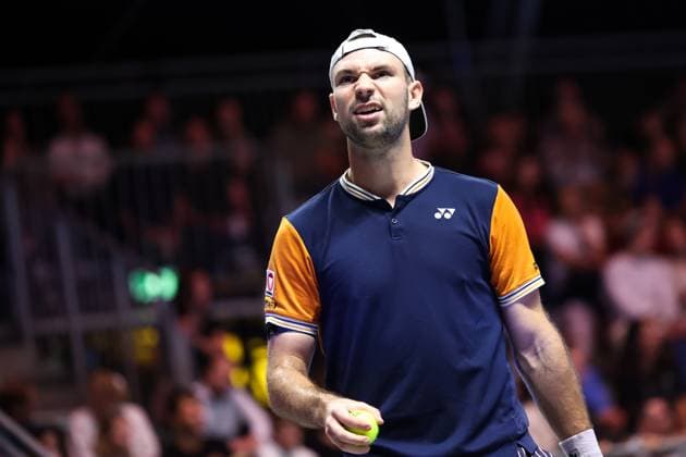 TENNIS - ATP, Tennis Herren Erste Bank Open, Red Bull BassLine VIENNA,AUSTRIA,20.OCT.23 - TENNIS - ATP, Erste Bank Open, preview, Red Bull BassLine. Image shows Jurij Rodionov (AUT).  GEPAxpictures xArminxRauthner