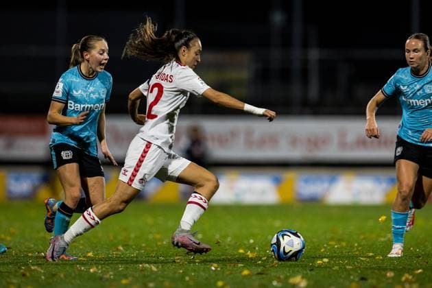 GOOGLE PIXEL Womens Bundesliga 1 FC Koeln Bayer 04 Leverkusen 20 10 2023 Natalia Padilla Bidas 1 FC Koeln, 22 GOOGLE PIXEL Womens Bundesliga, 1 FC Koeln Bayer 04 Leverkusen, Koeln, Franz Kremer Stadium on 20 10 2023 DFB REGULATIONS PROHIBIT ANY USE OF PHOTOGRAPHS AS IMAGE SEQUENCES AND OR QUASI VIDEO Copyright: xBEAUTIFULxSPORTS Wunderlx
