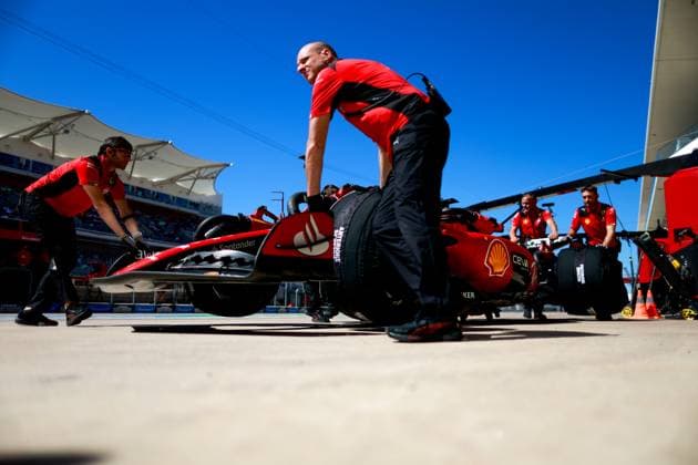 16 Charles Leclerc MCO, Scuderia Ferrari , F1 Grand Prix of USA at Circuit of The Americas on October 20, 2023 in Austin, United States of America Photo by HOCH ZWEI Austin United States of America