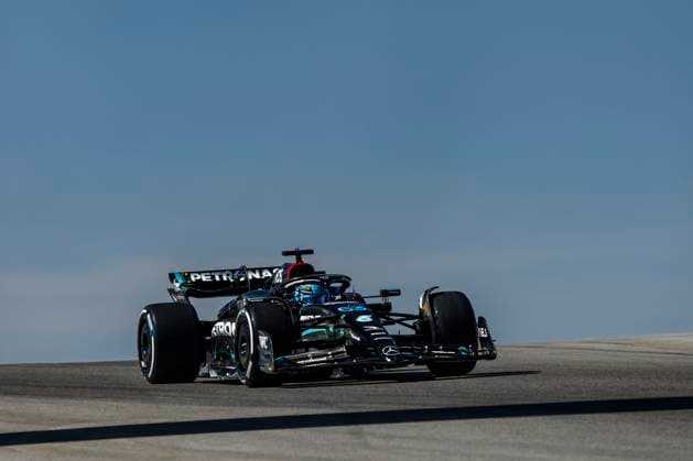 63 George Russell GBR, Mercedes AMG Petronas F1 Team , F1 Grand Prix of USA at Circuit of The Americas on October 20, 2023 in Austin, United States of America Photo by HOCH ZWEI Austin United States of America