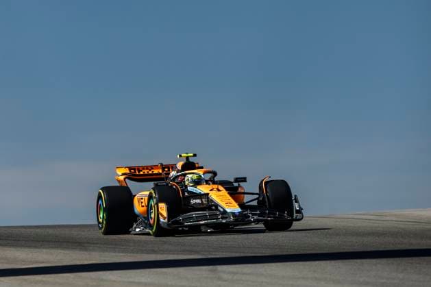 4 Lando Norris GBR, McLaren F1 Team , F1 Grand Prix of USA at Circuit of The Americas on October 20, 2023 in Austin, United States of America Photo by HOCH ZWEI Austin United States of America