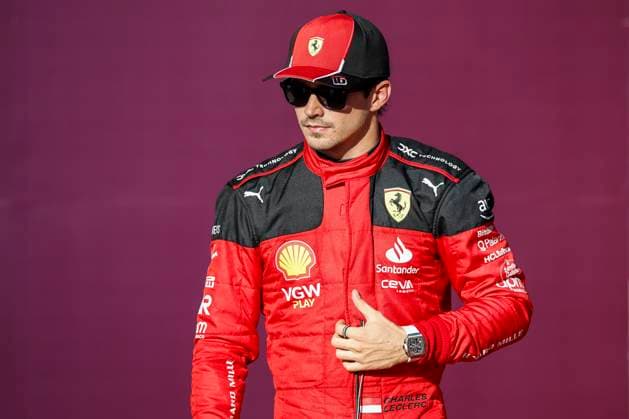 LECLERC Charles (mco), Scuderia Ferrari SF-23, portrait during the 2023 Formula 1 Lenovo United States Grand Prix, 18th round of the 2023 Formula One World Championship, WM, Weltmeisterschaft from October 20 to 22, 2023 on the Circuit of The Americas, in Austin, USA - F1 - US GRAND PRIX 2023 DPPI Panoramic  00123040__R3_0240